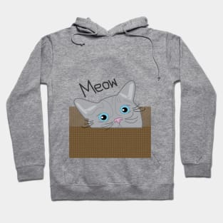 Kitty cat saying meow Hoodie